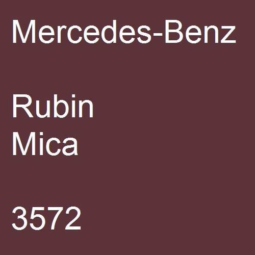 Mercedes-Benz, Rubin Mica, 3572.